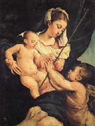 Jacopo Bassano, Madonna and Child with St.John as a Child